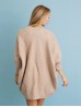 Ribbed Open-Front Knit Cardigan 